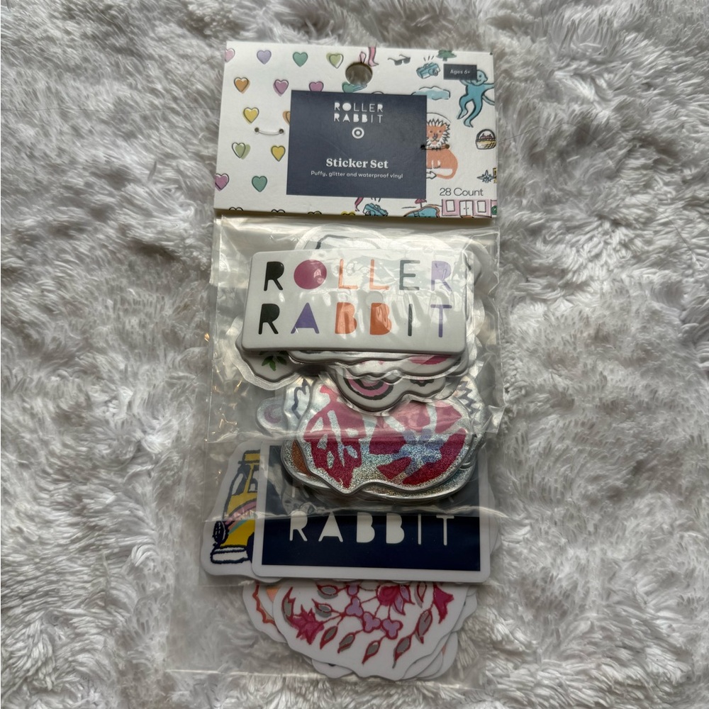 Roller Rabbit x Target 28-Count Sticker Set - Picture 2 of 3